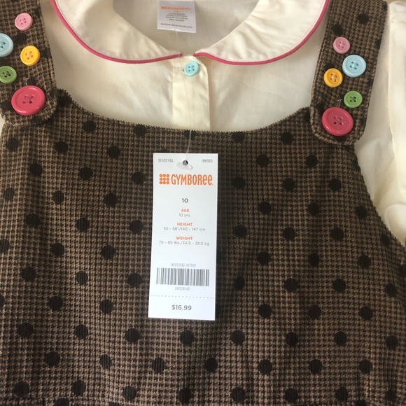 NWT Gymboree romper with coordinating blouse - Picture 2 of 3